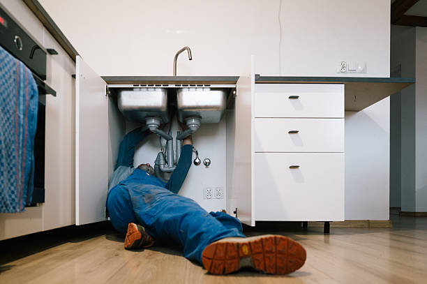 Professional Plumbing technician working in Durand, WI